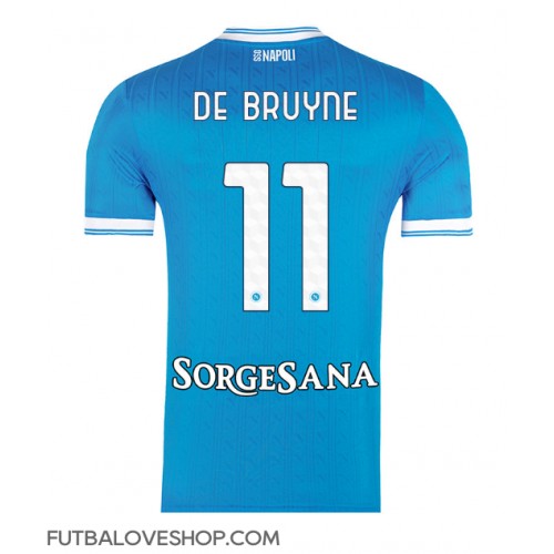 Dres SSC Napoli Kevin De Bruyne #11 Domáci 2025-26 Krátky Rukáv
